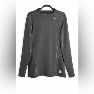 Nike Pro Combat Hyperwarm Lite Long Sleeve Compression Shirt – Black - Size: L